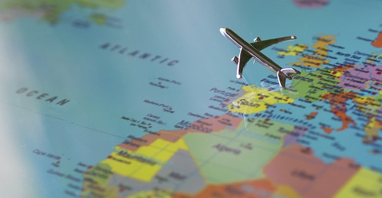 Aircraft on map