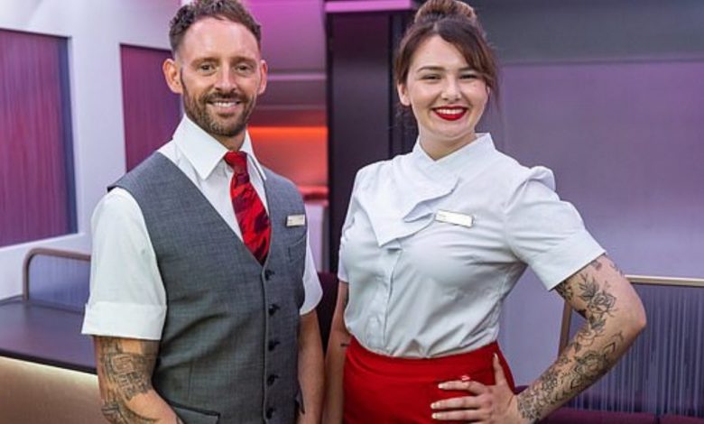 Virgin Atlantic Cabin Crew tattoos